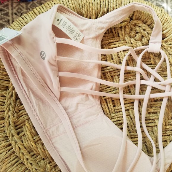 NWT Lululemon free to be bra wild misty pink 10 - Picture 2 of 6